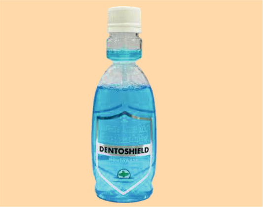 Dentoshield Mouthwash (100 Ml) 100 ml Chlorhexidine Gluconate 0.2% w/v + Sodium Fluoride 0.07% w/v + Triclosan 0.05% w/v by Alkem1