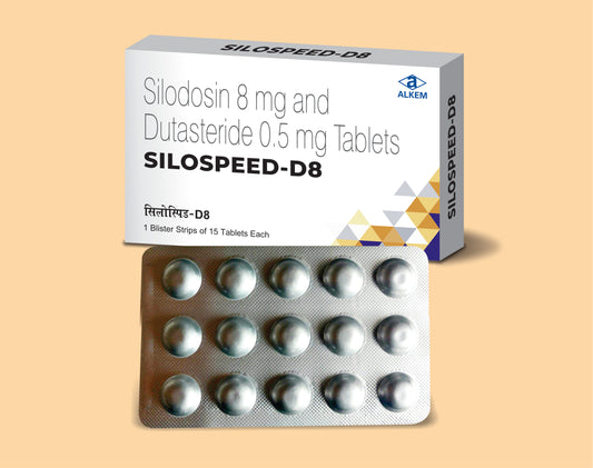 SILOSPEED - D8  Tablets (15's) Silodosin 8 mg + Dutasteride 0.5 mg by Alkem1