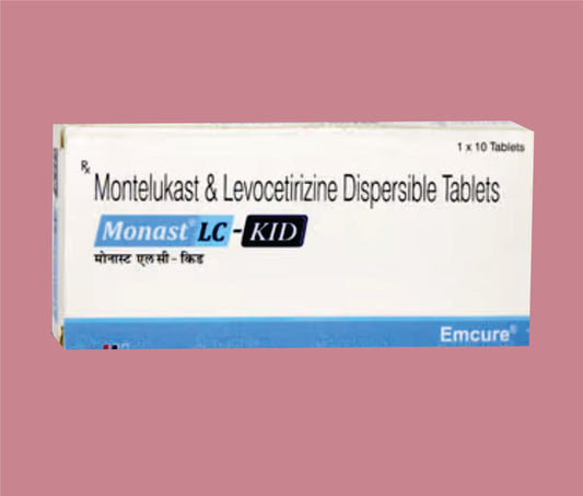 Monast LC-KID Tablet (1 × 10) Montelukast + Levocetirizine by Emcure
