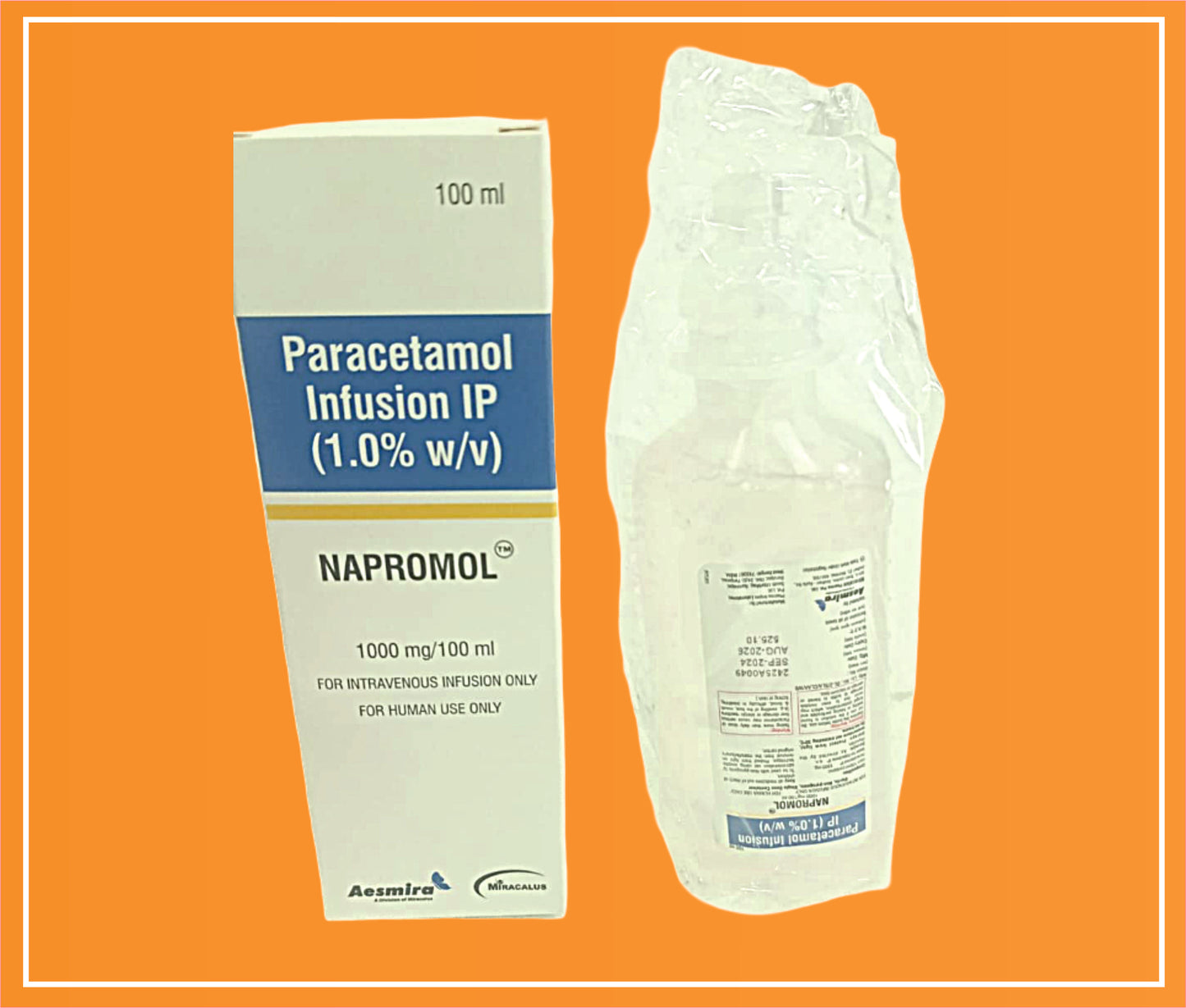Napromol 100Ml  ( Paracetamol (10Mg/Ml) ) by Naprod