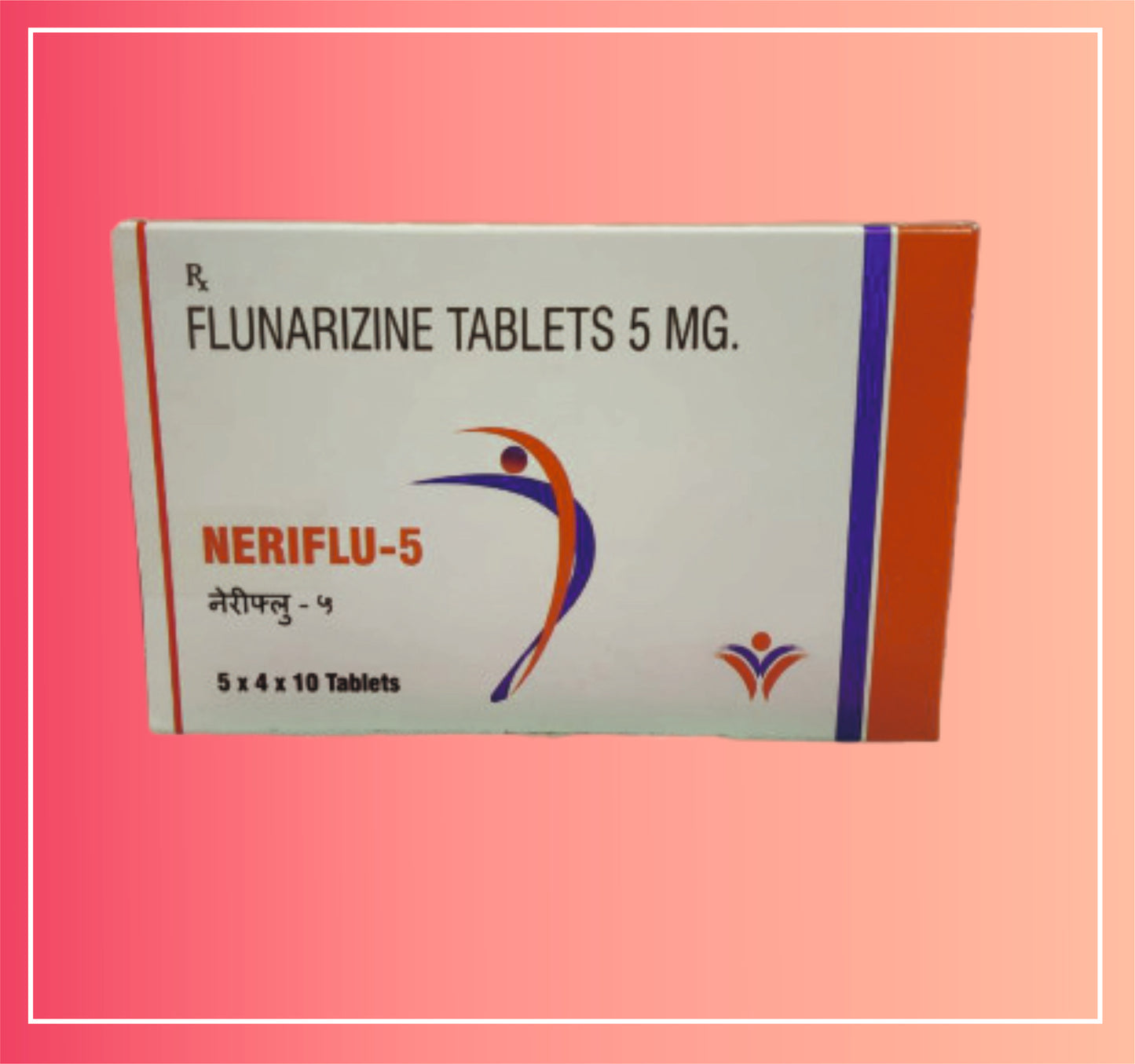 Flunarizine Di Hcl 5 {Rate of 10 Tab} by Dellwich