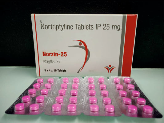 Nortriptyline Hcl 25  {Rate of 10 Tab} by Dellwich