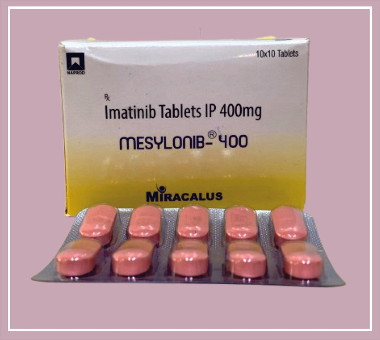 Mesylonib-400 (IMATINIB 400 mg Tab) by Naprod