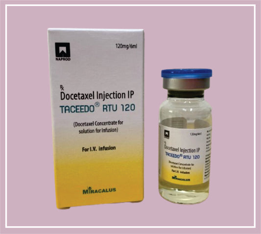 Taceedo RTU 120 (DOCETAXEL 120 mg) by Naprod
