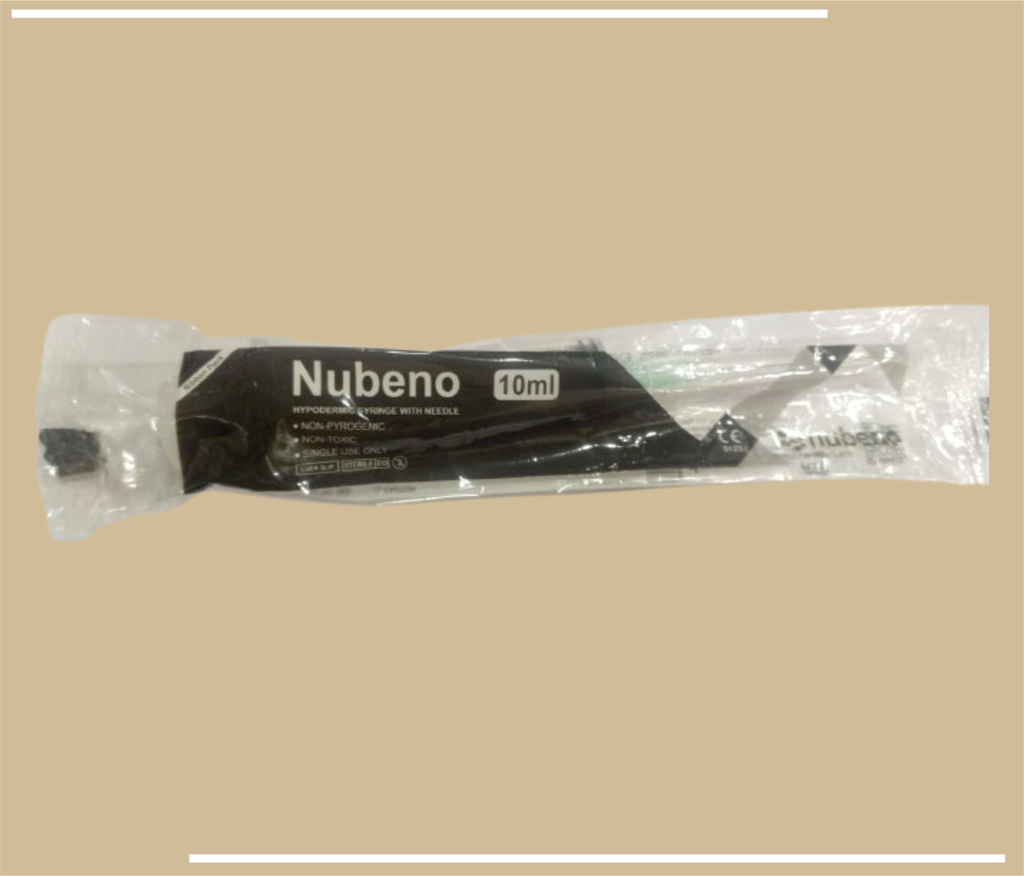 NUBENO SYRINGE 10 ML (21G/22/23/24 G*1") RIBBON PACK by Nubeno