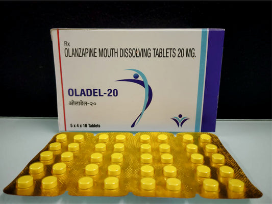 Olanzapine 20 (Md) {Rate of 10 Tab} by Dellwich