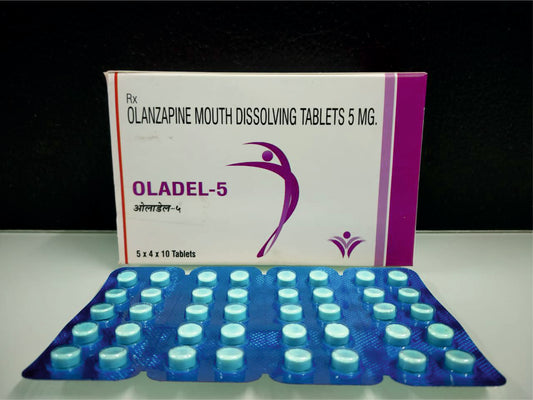 Olanzapine 5 (Md) {Rate of 10 Tab} by Dellwich