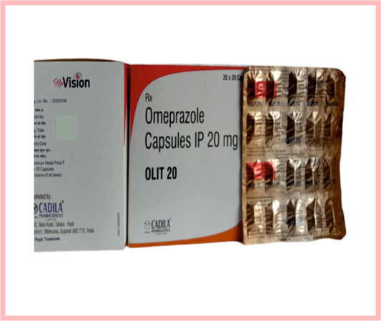 OLIT 20 CAP 20 C ( Omeprazole 20mg ) by Cadila