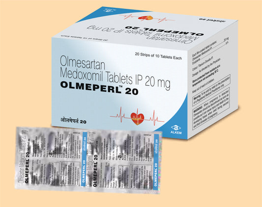 OLMEPERL-20 TABLETS 15'S ( Olmesartan Medoxomil (20 Mg) ) Alkem1