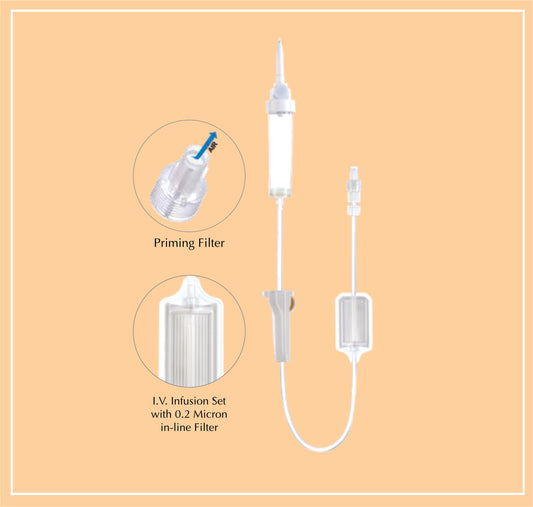 ONCO (IV.INFUSION) SET PVC FRE PCS by Polymed