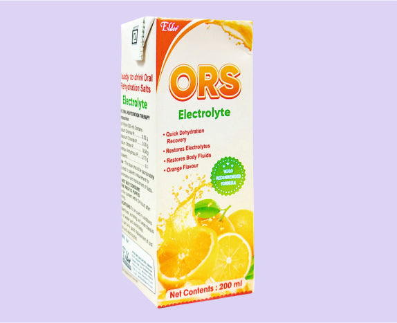 ORS ELECTROLYTE POWDER 21.8 GM ( Oral Rehydration Salts ) by Elder
