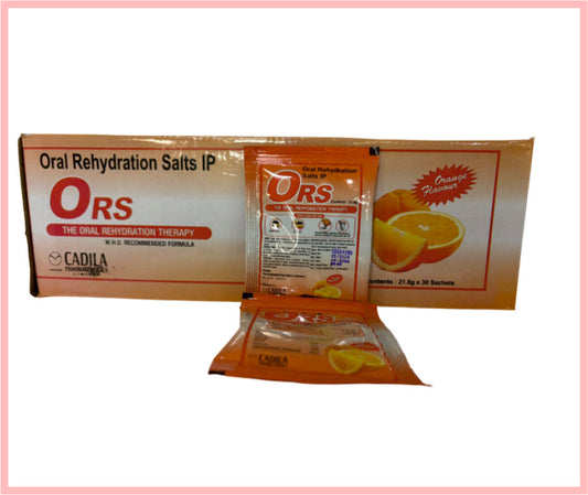 ORS ORANGE FLAVOUR 21.8 GM (ORS Powder ) by Cadila