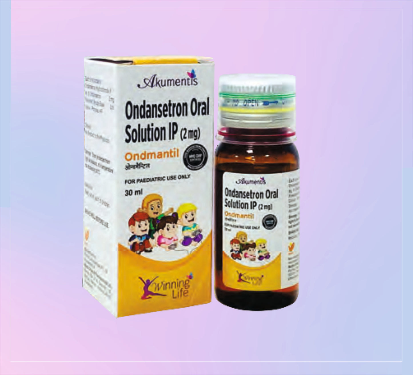 Ondmantil Syrup 1x30ML Ondansetron 2 Mg   by Akumentis