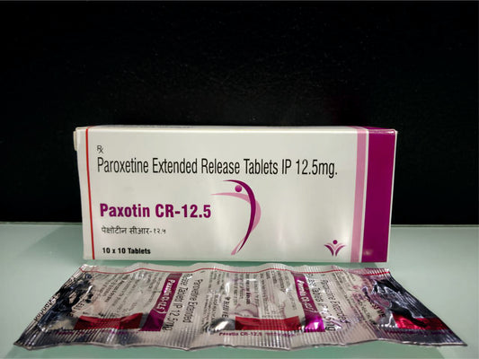 Paroxetine Hcl 12.5 (Er) {Rate of 10 Tab} by Dellwich