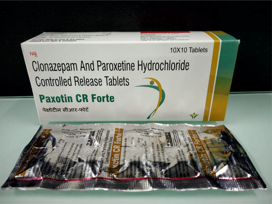Paroxetine Hcl 25 (Er), Clonazepam 0.5  {Rate of 10 Tab} by Dellwich