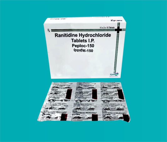PEPLOC 150MG TABLET 30X10 30X10T ( Ranitidine 150 mg ) by Zydus