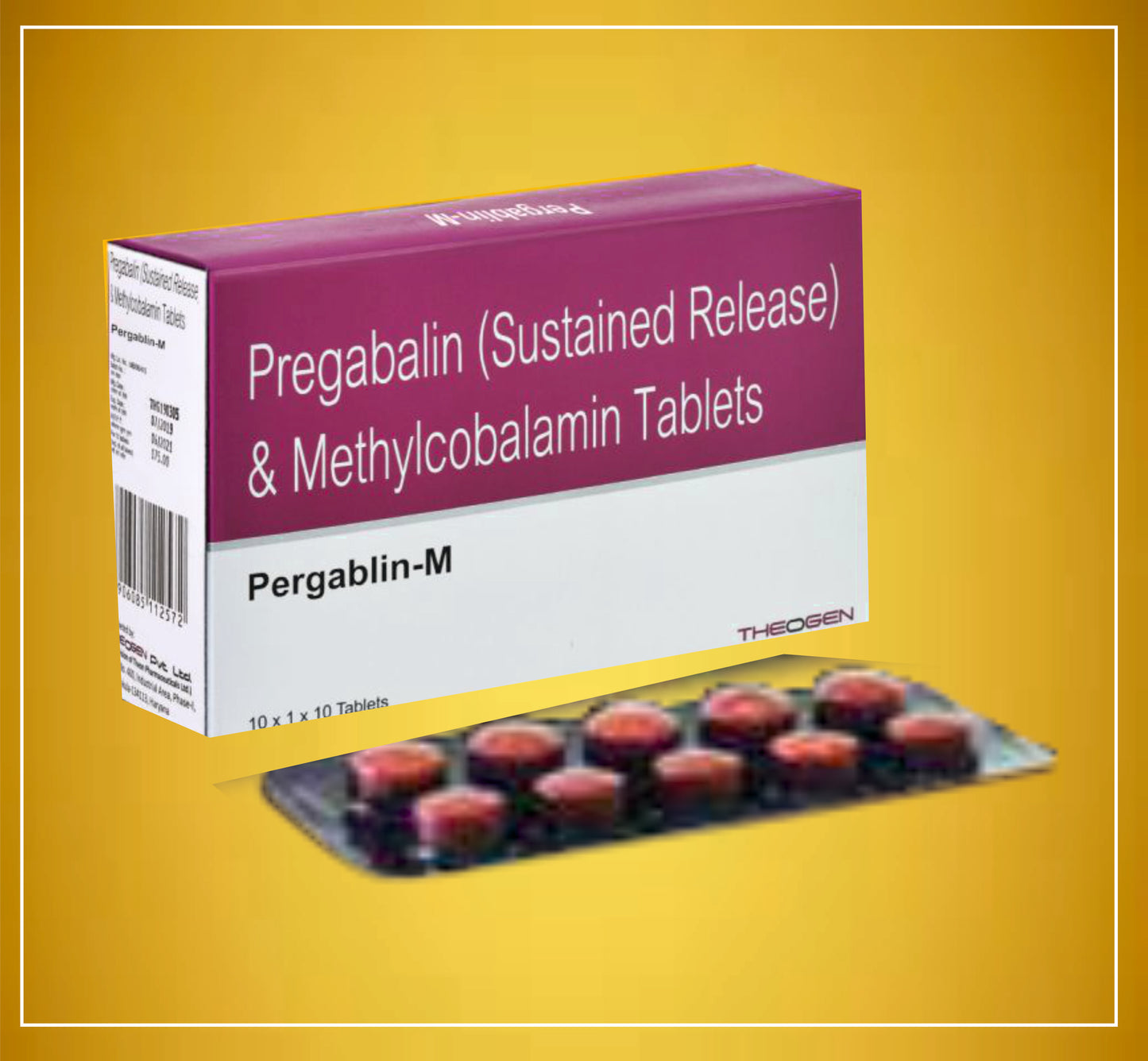 PERGABLIN 75 10'S ( Pregabalin (75Mg) ) By Theon