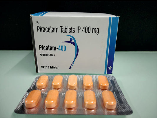 Piracetam 400  {Rate of 10 Tab} by Dellwich