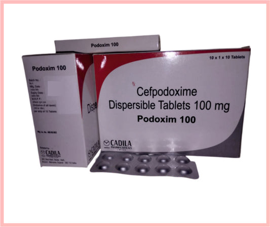 PODOXIM 100MG DT 10 T ( Cefpodoxime 100 mg DT ) by Cadila