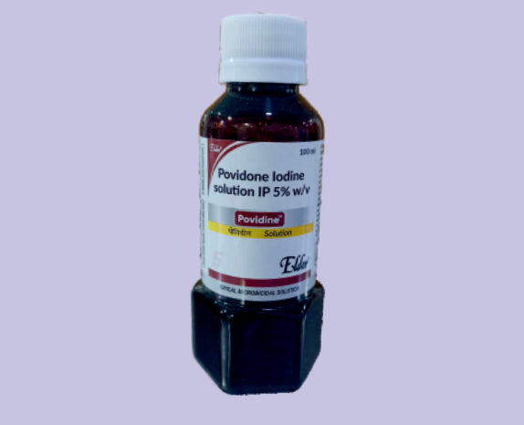 POVIDINE  SOLUTION 5%  100ML 100ML ( Povidone Iodine Solution 5% ) by Elder