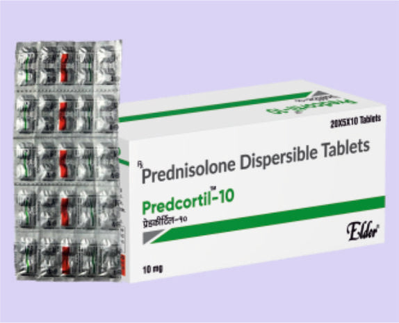 PREDCORTIL 10 TABS 10'S ( Prednisolone 10 mg
 ) by Elder