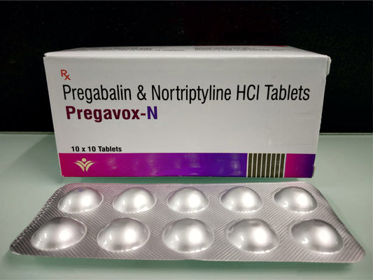 Pregabaline 75, Nortriptyline Hcl 10  {Rate of 10 Tab} by Dellwich