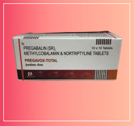 Pregabaline 75, Nortriptyline Hcl 10,  Methylcobalamin 1500 Mcg {Rate of 10 Tab} by Dellwich