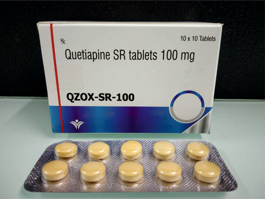 Quetiapine Fumarate 100 (Pr)  {Rate of 10 Tab} by Dellwich