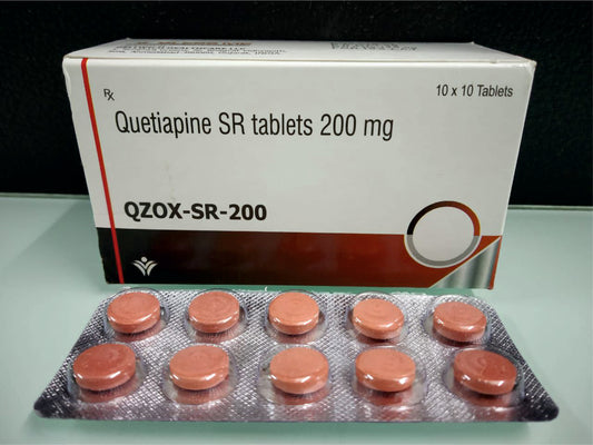 Quetiapine Fumarate 200 (Pr)  {Rate of 10 Tab} by Dellwich