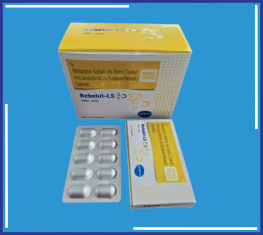 Rebehit-Ls Capsule ( Rabeprazole Sod. 20 Mg + 
Levosulpiride 75Mg ) pack 10x1x10 by Kemsyn