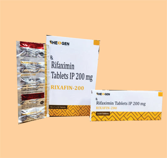 RIXAFIN-200 (10X1X10) RIFAXIMIN 200 MG by Theon