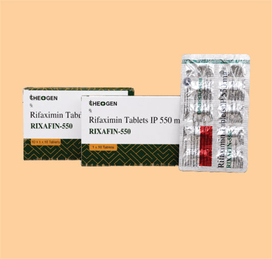 RIXAFIN-550 (10X1X10) RIFAXIMIN 550 MG by Theon