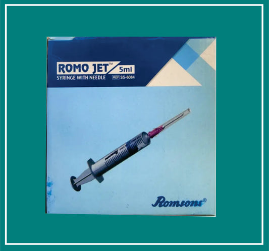 ROMO JET WITH NEEDLE 3 ML (23G X 1) (Syringe with Needle) by Romson 1