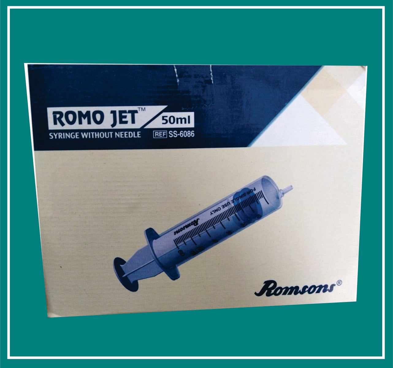 ROMO JET WITHOUT NEEDLE 50ML (Syringe without Needle) by Romson 1