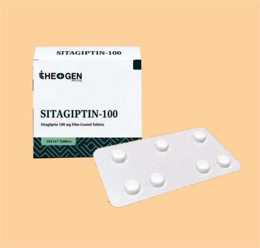SITAGIPTIN-100 (10x1x7) Sitagliption 100 mg Flim Coated Tablets by Theon