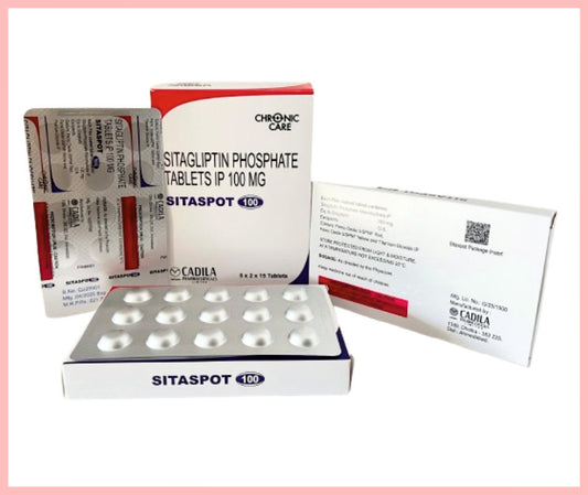 Sitagliptin 100 mg Tab pack of 15 T by Cadila