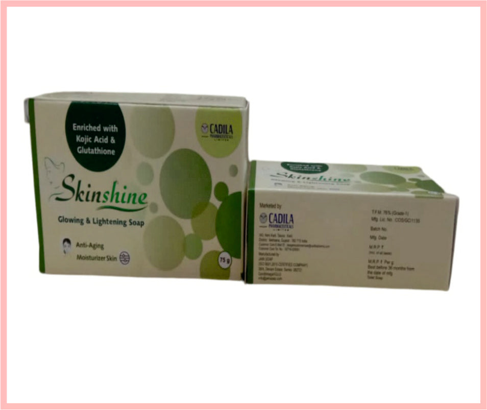 Skinshine Glowing & Lightning Soap 1 No. ( Skin Glowing And Lightening Soap ) By Cadila