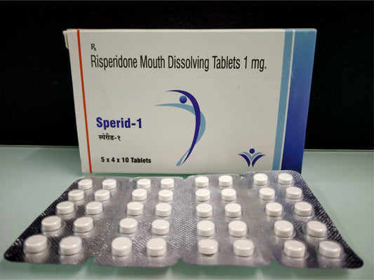 Risperidone 1 (Md) {Rate of 10 Tab} by Dellwich