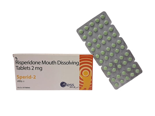 Risperidone 2 (Md) {Rate of 10 Tab} by Dellwich