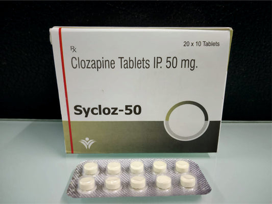 Clozapine 50  {Rate of 10 Tab} by Dellwich