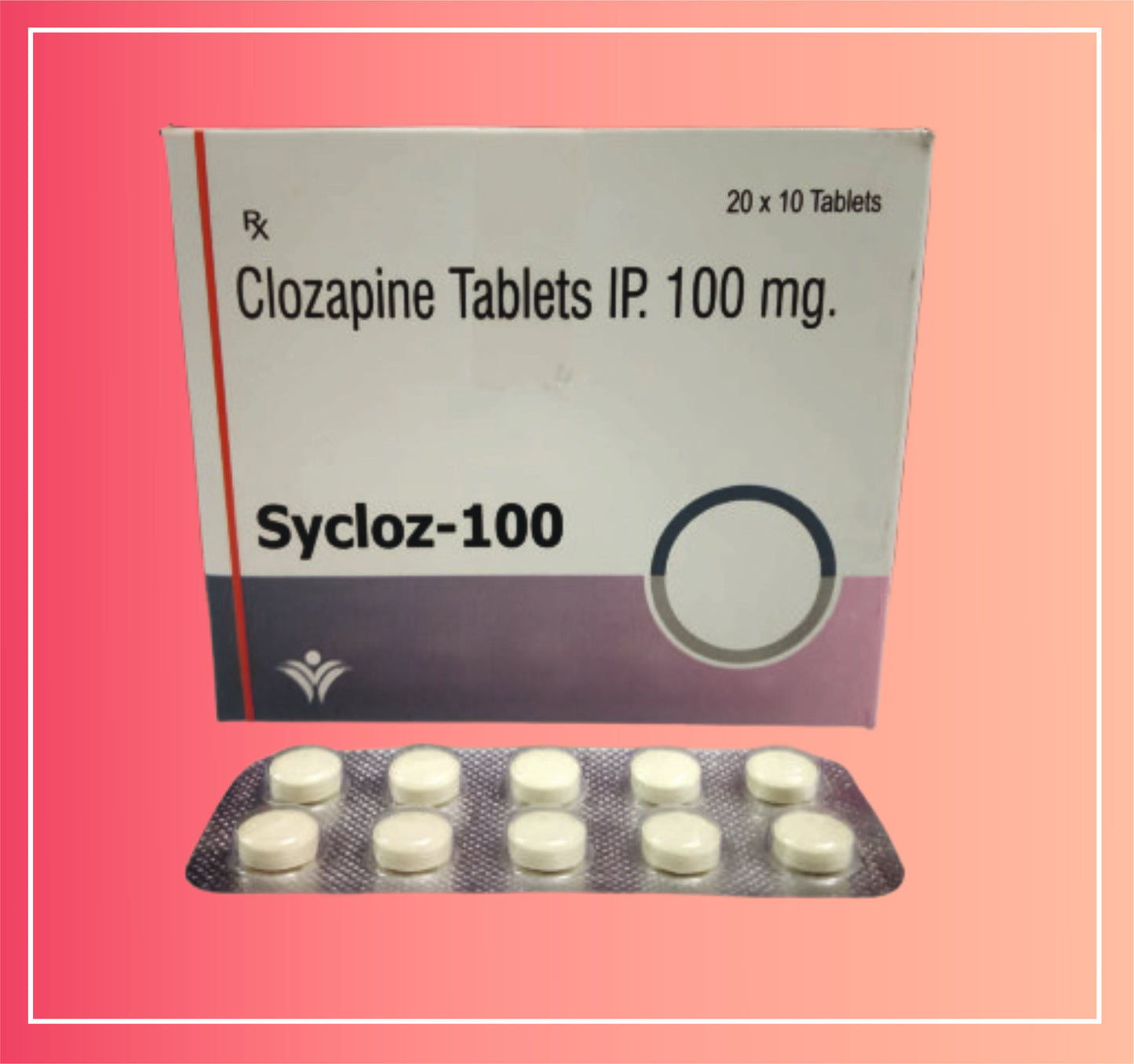 Clozapine 100 {Rate of 10 Tab} by Dellwich