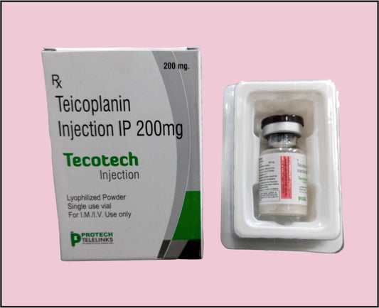 Tecoplanin 200 Mg (TUBULAR VIAL) TECOTECH-200 by Protech