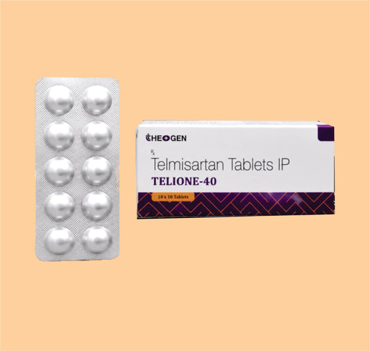 TELIONE-40 (10x10) Each Uncoated Tablet Contains: Telmisartan IP  40mg by Theon