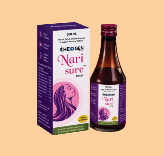 THEOGEN NARI SURE Syrup (300ml + 30 Tab) Women Health Restrorative & Uterine Tab & Tonic by Theon
