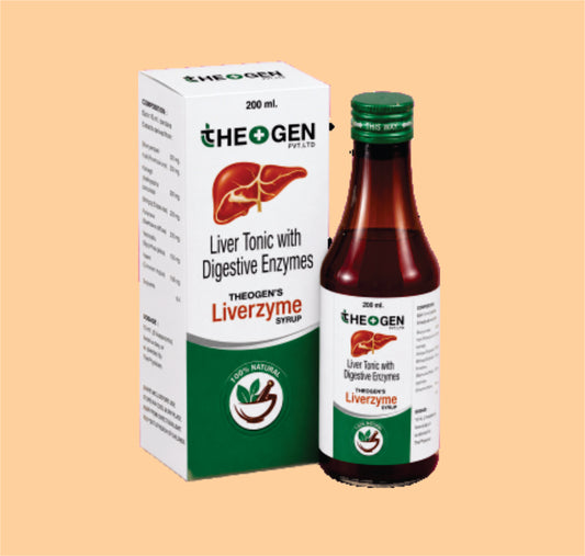 THEOGEN's LIVERZYME SYRUP (200 ML) Liver & Digestive Enzyme Syrup by Theon