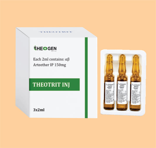THEOTRIT INJ (3*2ml) Each 2ml contains: ?? Arteether IP 150mg  by Theon
