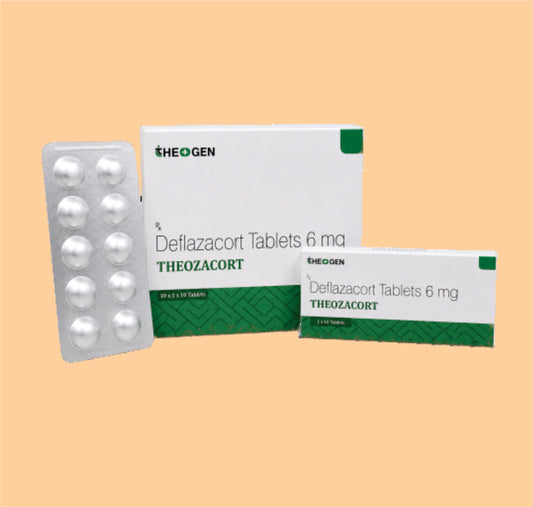 THEOZACORT TAB 6MG (10x1x10) Each Uncoated Tablet Contains: Deflazacort 6 mg by Theon