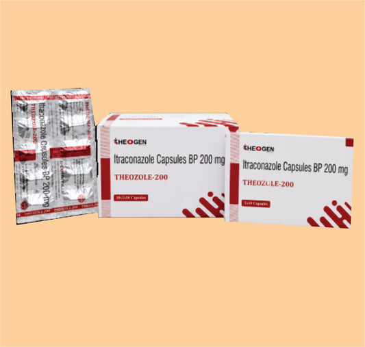 THEOZOLE-200 (10X1X10) (10x1x10) Each Hard Gelatin Capsule Contains: Itraconazole BP  200 mg  by Theon
