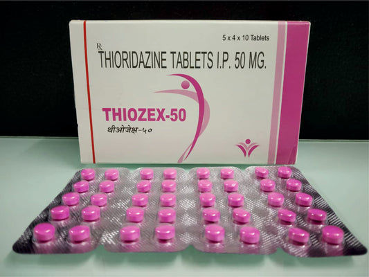 Thioridazine Hcl 50 {Rate of 10 Tab} by Dellwich