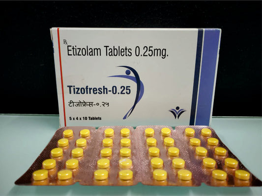 Etizolam 0.25 {Rate of 10 Tab} by Dellwich